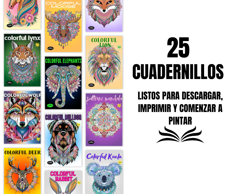 Mega Pack: Mandalas para Colorear y Relajarte